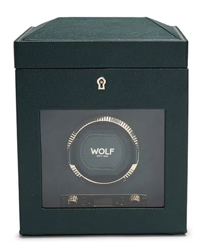 Wolf British Racing Single Watch Winder In Green