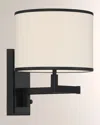 Crystorama Madison Mounted Task Light In Matte Black