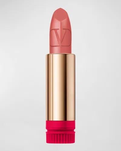 Valentino Satin Rosso  Lipstick Refill In 101a