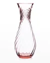 Caskata Quinn Optic Clear Carafe In Rose