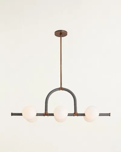 Arteriors Harrison Linear Chandelier In Brown