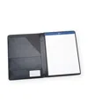 Royce New York Personalized Executive Leather Writing Portfolio In Navy Blue