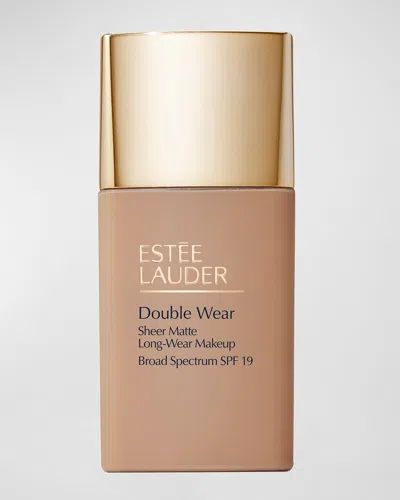 Estée Lauder Double Wear Sheer Matte Longwear Makeup - Spf 19 In C Pebble (medium With Cool Rosy Underton
