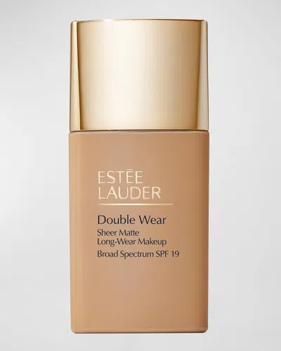 Estée Lauder Double Wear Sheer Matte Longwear Makeup - Spf 19 In W Tawny (medium With Warm Golden Underto