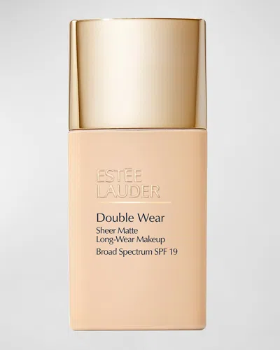 Estée Lauder Double Wear Sheer Matte Longwear Makeup - Spf 19 In 1w1 Bone