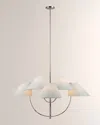 Visual Comfort Signature Kinsley Large Two-tier Chandelier By Kate Spade New York In Polished Nickel