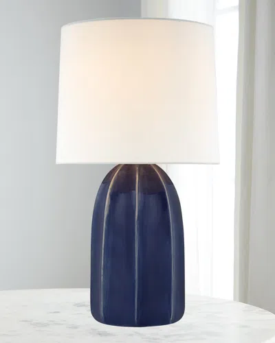 Visual Comfort Signature Melanie Large Table Lamp By Barbara Barry In Frosted Blue