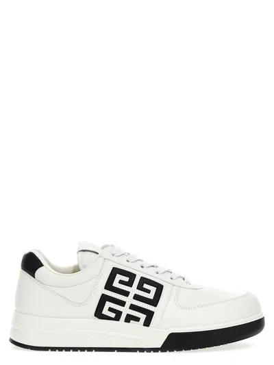Givenchy White & Black G4 Sneakers In 004-black/white