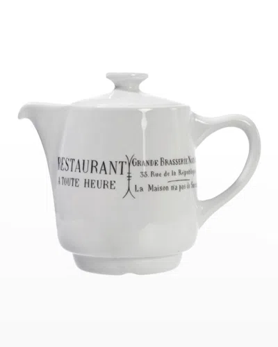 Pillivuyt Brasserie Coffee/tea Pot - 18 Oz. In White