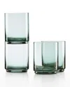 Lenox Tuscany Classics Stackable Tall Glasses, Set Of 4 In Green