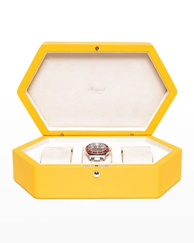 Rapport Portobello Watch Box In Yellow