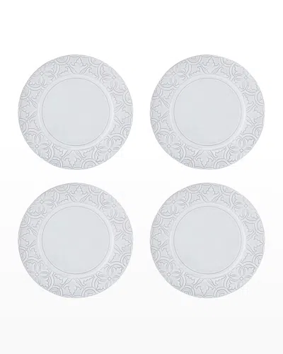 Bordallo Pinheiro Rua Nova Dinner Plate, Set Of 4 In Antique White