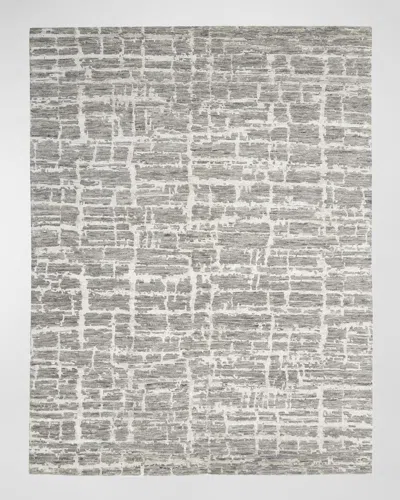 Nourison Pilot Hand-knotted Rug, 9' X 12' In Grey Silver