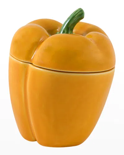Bordallo Pinheiro Small Pepper Box In Yellow