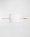 Balmain Leather Hair Barrette In White