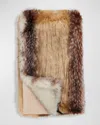 Fabulous Furs Limited Edition Faux-fur Throw In Arctic Wolf