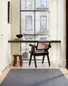 Chilewich Thatch Floor Mat, 6' X 9' In Pewter