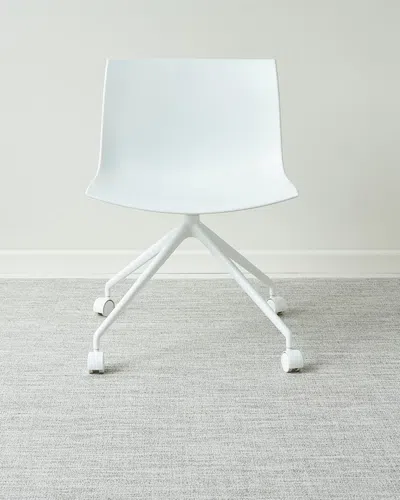 Chilewich Boucle Floor Mat, 3' X 9' In Salt