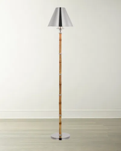 Visual Comfort Signature Dalfern Petite Reading Floor Lamp By Ralph Lauren Home In Nickel