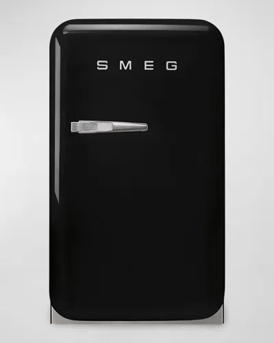 Smeg Fab5 Retro Right-hinge Mini Fridge In Black