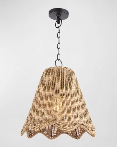 Regina Andrew Summer Outdoor Small Pendant Lamp In Natural