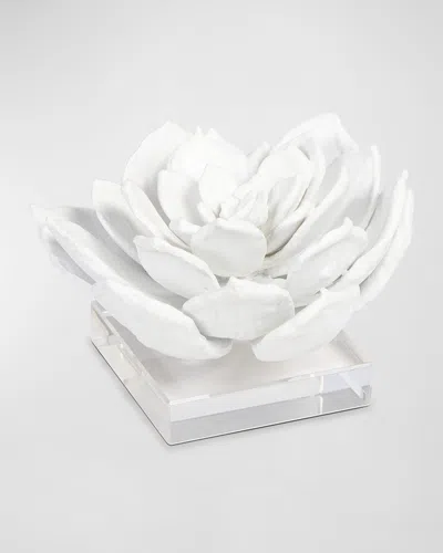 Regina Andrew Succulent Sculpture In White