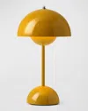 Tradition Flowerpot Portable Led Table Lamp In Mustard