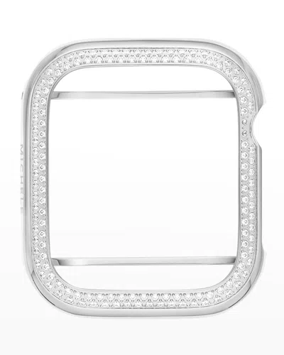 Michele Diamond Jacket For Apple Watch In Stainless Steel, 40mm In Silver