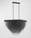 Eurofase Bloomfield 22-light Chandelier - 47.25" In Black