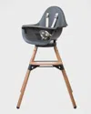 Childhome Kid's Evolu One.80 High Chair In Anthracite