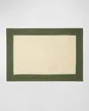 Sferra Roma Placemats, Set Of 4 In Stone/sage