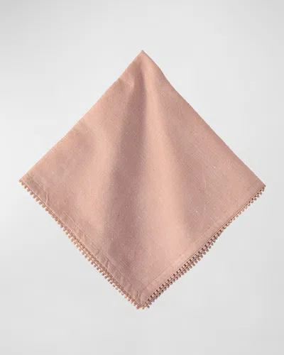 Juliska Berry Trim Napkin - 22"sq. In Pink