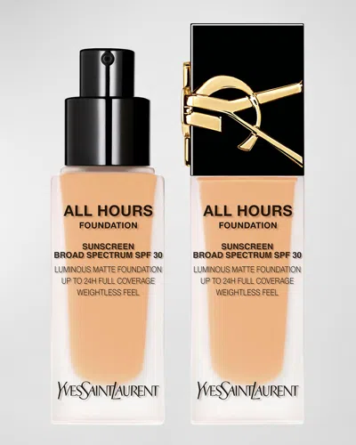 Saint Laurent 0.85 Oz. All Hours Luminous Matte Foundation In White