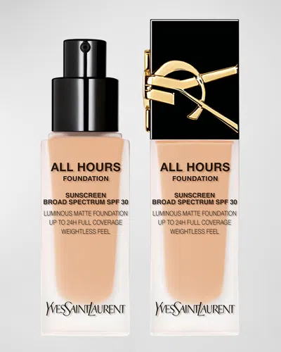 Saint Laurent 0.85 Oz. All Hours Luminous Matte Foundation In Ln8