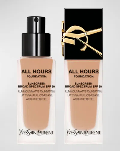 Saint Laurent 0.85 Oz. All Hours Luminous Matte Foundation In Mn5