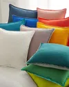 Designers Guild Brera Lino Pillow In Moss