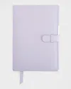 Royce New York Personalized Executive Leather Daily Planner In Lavender