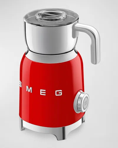 Smeg Retro-style Milk Frother In Red