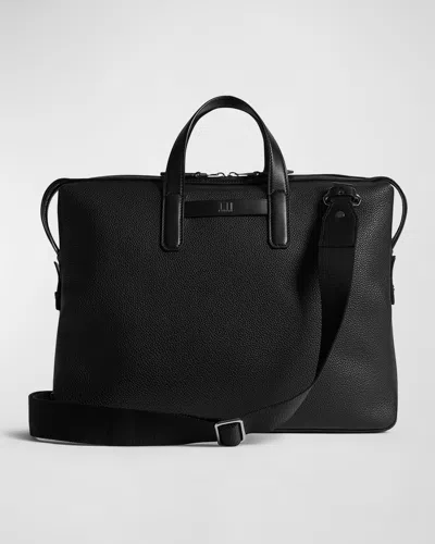 Dunhill Men's 1893 Harness Leather Briefcase In Black 001