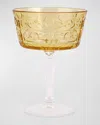 Vietri Barocco Tortoise Coup Champagne Glass In Brown