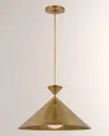 Visual Comfort Signature Orsay Grande Pendant Light By Paloma Contreras In Brass