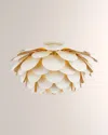 Visual Comfort Signature Cynara Xl Flush Mount By Chapman & Myers - 23" In White