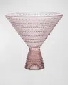 Fortessa Jupiter Set Of 4 Martini Glasses In Pink