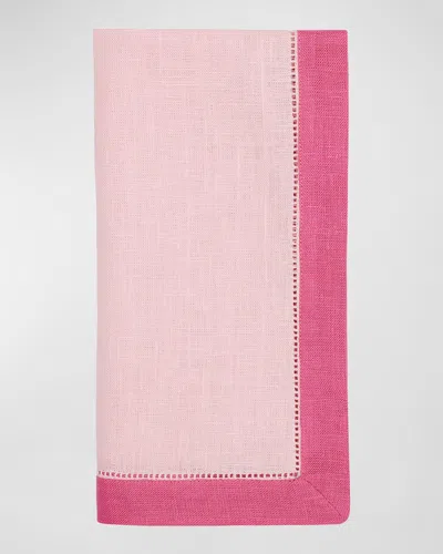 Sferra Roma Dinner Napkins, Set Of 4 In Carnation/pink