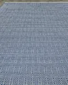 Exquisite Rugs Naomi Indoor/outdoor Flat-weave Rug, 9' X 12' In Blue/ivory