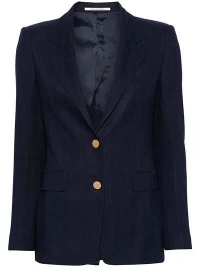 Tagliatore Paris12 Single Breasted Jacket Clothing In Blue