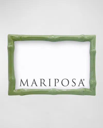 Mariposa Bamboo Picture Frame, 4" X 6" In Green