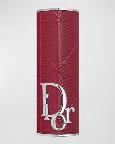 Dior Addict Refillable Shine Lipstick - Couture Case In 1 Red Brick Cannage