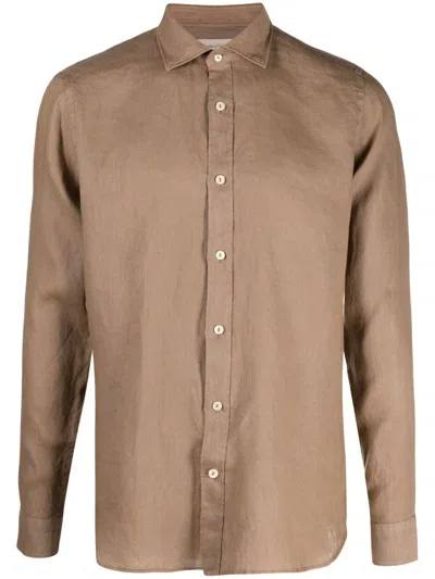 Tintoria Mattei Shirt Clothing In Brown