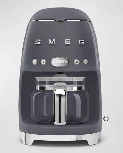 Smeg Retro Drip Filter Coffee Machine In Gray